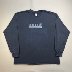 Vintage Mr & Mrs Smith T-Shirt Adult XL Black Visual FX Film Movie Cast Crew y2k